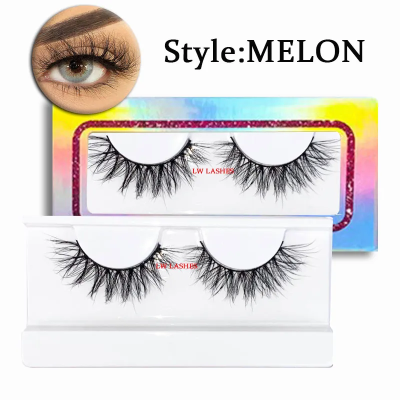 Melon 18mm Mink Hair False Eye