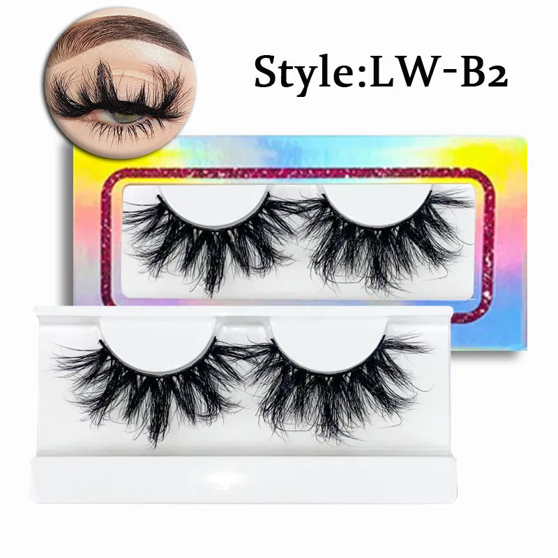 LW-B2 25mm Mink Lashes 3D 5D F