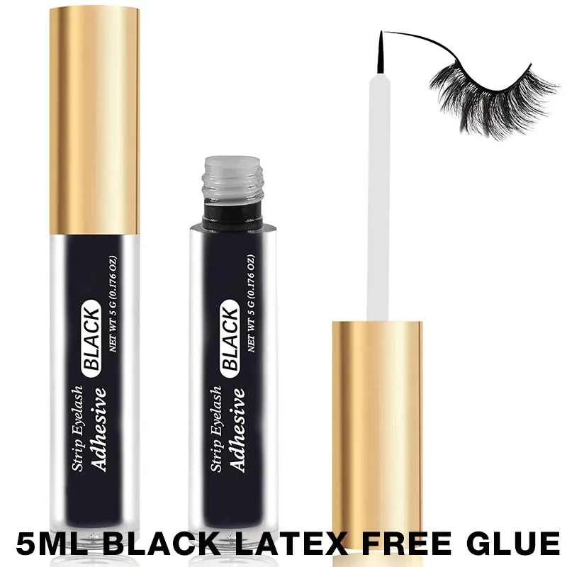 LW LASHES Black Latex-Free Str