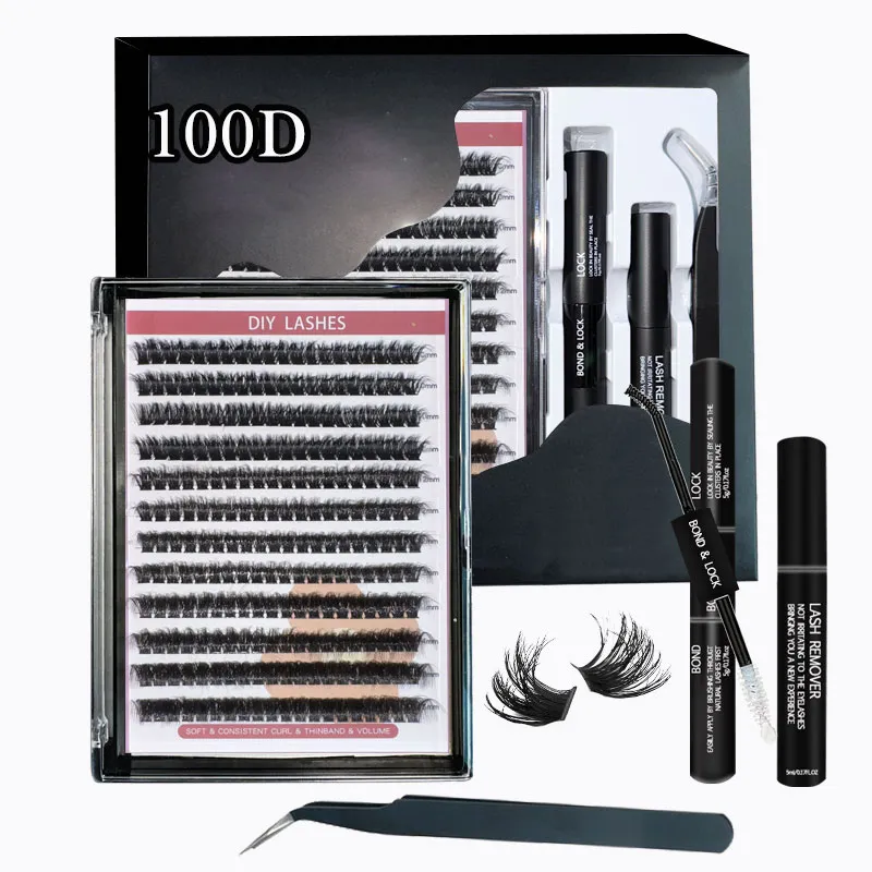 100D Fluffy Lash Clusters 10-1