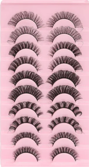 What stylish strip eyelashes match daily makeup?(Image1)