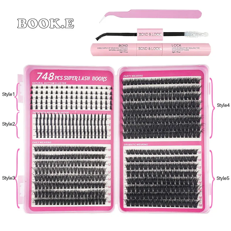BOOK.E Lash Book DIY Cluster E
