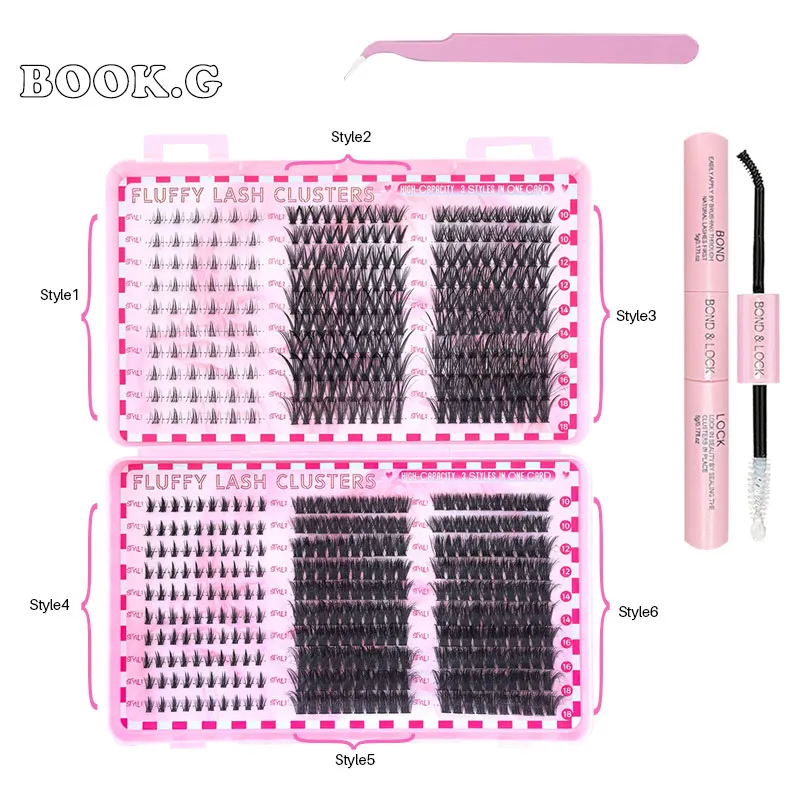 BOOK.G Fluffy Lash Clusters La