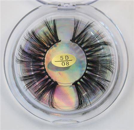 Do plastic fiber fake eyelashe