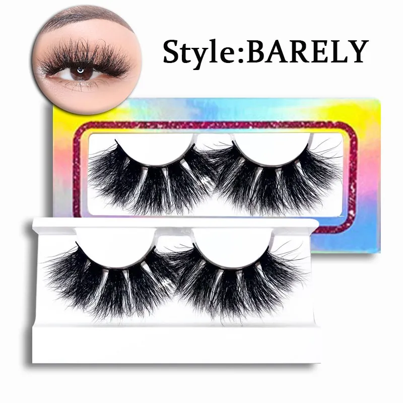 BARELY False Eyelashes 3D Fluffy Wispy Natural Volume Soft Cotton Band Reusable Eye Lifting Lashes for Daily Wear Makeup Beginner Friendly(Image1)