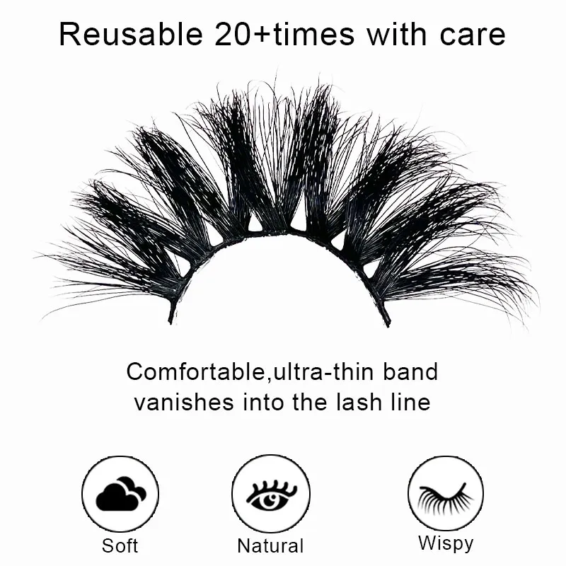 TOUCH Style 3D Cluster False Eyelashes Fluffy Voluminous Dramatic Curl Manga Lashes Soft Cotton Band Reusable Eye Lifting Photogenic Lashes for Party Glam Makeup(Image2)