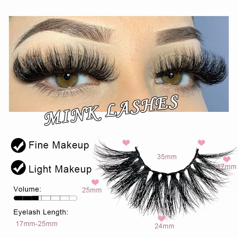 GLAM Style 3D Voluminous Fluffy False Eyelashes, Dramatic Faux Mink Lashes with Soft Cotton Band, Comfortable Reusable Eye Lashes for Eye Lifting, Perfect for Bridal, Party, Clubbing and Photoshoot(Image2)