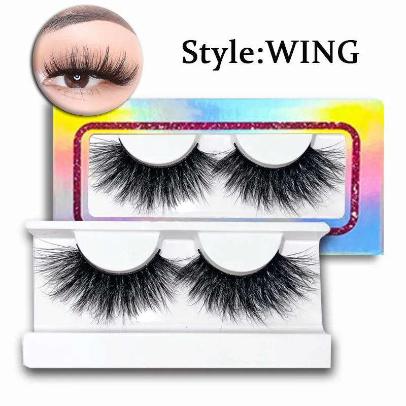 WING Style 3D Winged Fluffy Fa